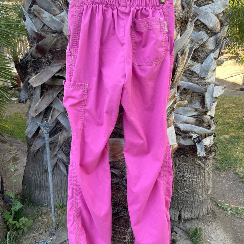 Women’s Pink Koi scrub pants nurse medical hospital vet size small - Picture 5 of 8